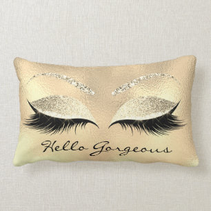 Gold Eyes Makeup Lash Hallo Gorheerlijke Champaign Kussen