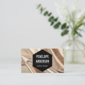 Gold Fabric Visitekaartje (Staand voorkant)