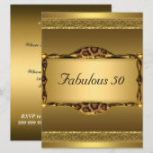 Gold Fabulous, op uitnodiging van 50 februari (Voorkant / Achterkant)