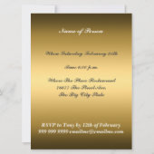 Gold Fabulous, op uitnodiging van 50 februari (Achterkant)