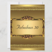 Gold Fabulous, op uitnodiging van 50 februari (Voorkant)