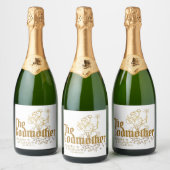 Gold Fairy  de peetmoeder Sparkling Wijnetiket (Flessen)