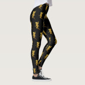 Gold Fairy Silhouettes Leggings (Rechts)