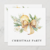 *~* GOLD Family Corporate AP20 kerstparty Kaart (Voorkant / Achterkant)