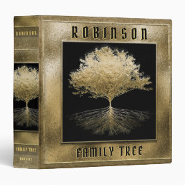 Gold Family Tree 1 1/2" Multomap