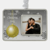 Gold Fancy kerstomhuld Ornament (Voorkant)