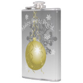 Gold Fancy kerstsierfles Heupfles (Links)