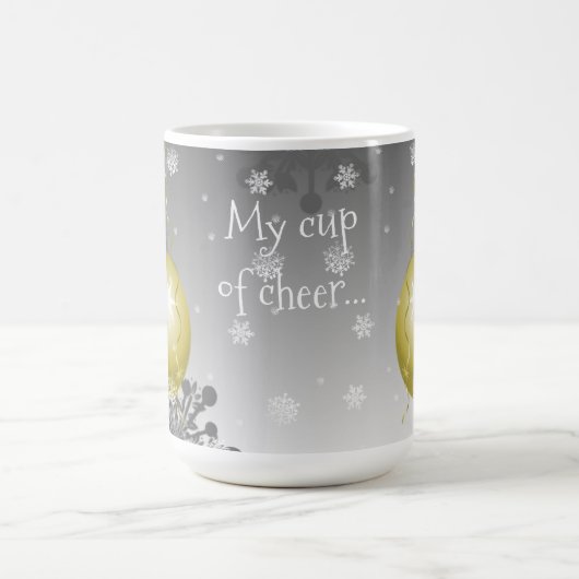 Gold Fancy kerstsierkoffie-Mok Koffiemok (Center)