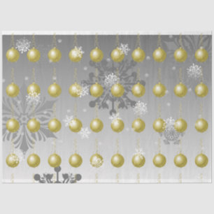 Gold Fancy kerstsierpapier Tissuepapier