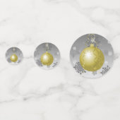 Gold Fancy kerstsiertafel Confetti (Voorkanten)