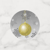 Gold Fancy kerstsiertafel Confetti (Kleine voorkant)