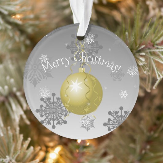 Gold Fancy kerstversiering Ornament (Boom)