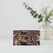 Gold Fantasy-Visitekaartjes Visitekaartje (Staand voorkant)