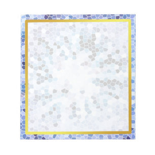 Gold Faux Boarder Marble Photo lijst Autograaf Notitieblok