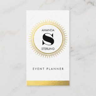 Gold Faux Foil Ultra-Thick Visitekaartje