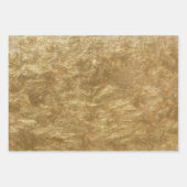 Gold Faux-Folie Inpakpapier Vel (Voorkant 2)