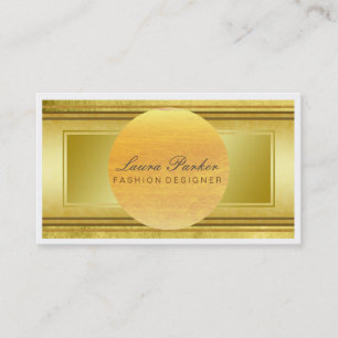 Gold Faux Folie Professional Elegant modern Visitekaartje