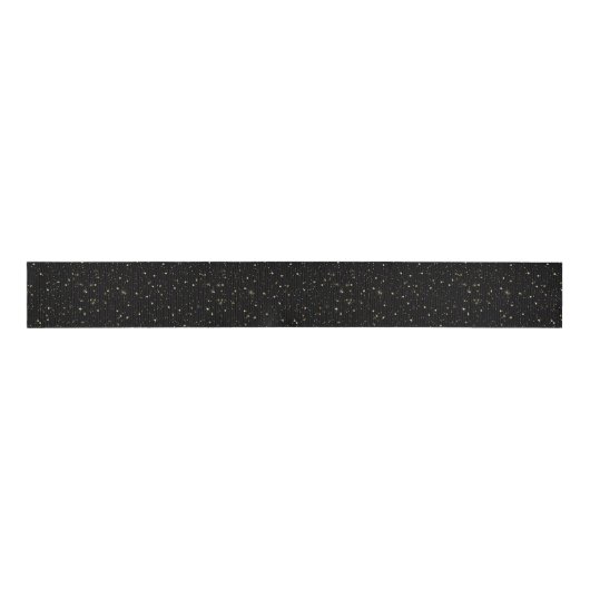 Gold faux glitter and sparkles grosgrain lint (Voorkant)