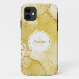 Gold Faux Glitter Case-Mate iPhone Case
