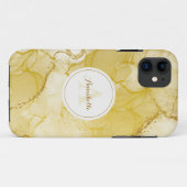 Gold Faux Glitter Case-Mate iPhone Case (Achterkant (horizontaal))
