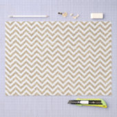 Gold Faux Glitter Chevron Tissuepapier (Craft)