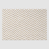 Gold Faux Glitter Chevron Tissuepapier (Voorkant)