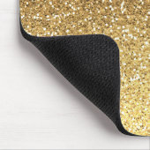 Gold Faux Glitter Ombre Muismat (Hoek)