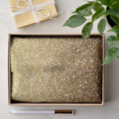 Gold Faux Glitter Ombre Tissuepapier (Geschenk)