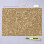 Gold Faux Glitter Tissuepapier (Craft)