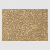 Gold Faux Glitter Tissuepapier (Voorkant)