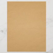 Gold Faux Leather Texture Design Briefhoofd (Achterkant)