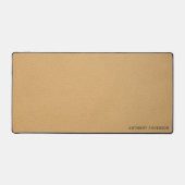Gold Faux Leather Texture Design Bureaumat (Voorkant)