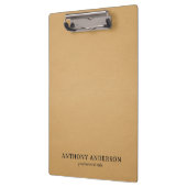 Gold Faux Leather Texture Design Klembord (Links)