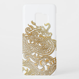 Gold Faux Metallic Chinese Dragon Phone Case 5