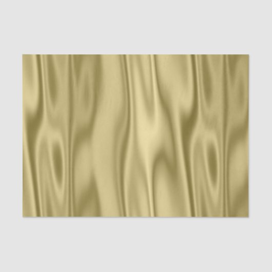 Gold Faux satin Fabric in mappen Tissuepapier (Voorkant)