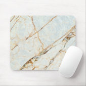 Gold Faux Shining Marble Pattern Girly Muismat (Met muis)