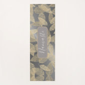 Gold Feathers op speciaal gepersonaliseerde stijlv Yogamat (Voorkant)
