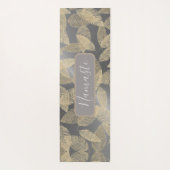 Gold Feathers op speciaal gepersonaliseerde stijlv Yogamat (Achterkant)