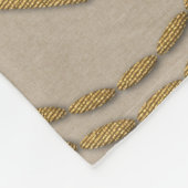 Gold Feestdagen Vibe Fleece Deken (Hoek)
