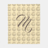 Gold Feestdagen Vibe Fleece Deken (Voorkant)