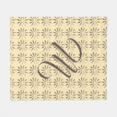 Gold Feestdagen Vibe Fleece Deken (Voorkant (Horizontaal))