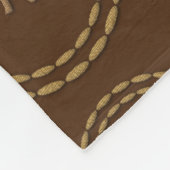 Gold Feestdagen Vibe Fleece Deken (Hoek)