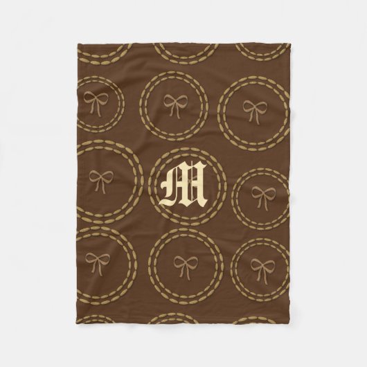 Gold Feestdagen Vibe Fleece Deken (Voorkant)