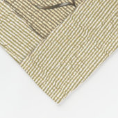 Gold Feestdagen Vibe Fleece Deken (Hoek)