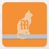 Gold Feestdagen Vibe Kartonnen Onderzetters (Voorkant)