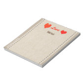 Gold Feestdagen Vibe Notitieblok (Linkerzijde)