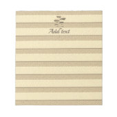 Gold Feestdagen Vibe Notitieblok (Voorkant)