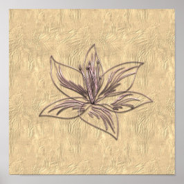 Gold Feestdagen Vibe Poster