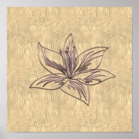 Gold Feestdagen Vibe Poster (Voorkant)