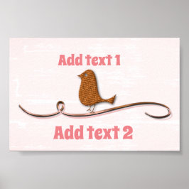 Gold Feestdagen Vibe Poster